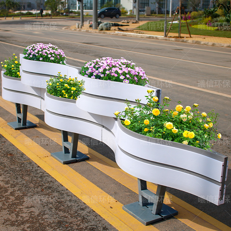 單個飄帶組合隔離花箱