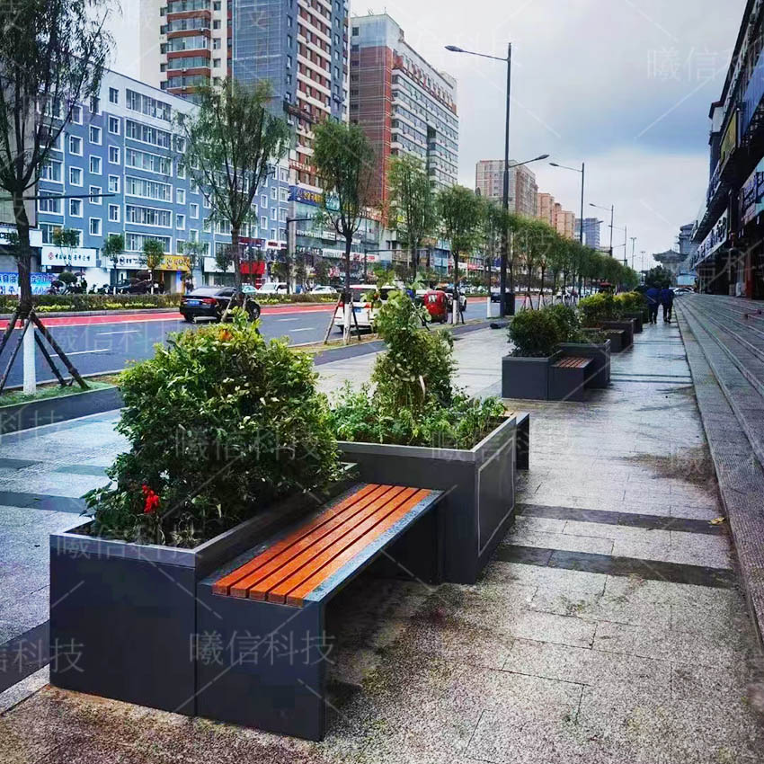 公園椅花箱座椅定制款